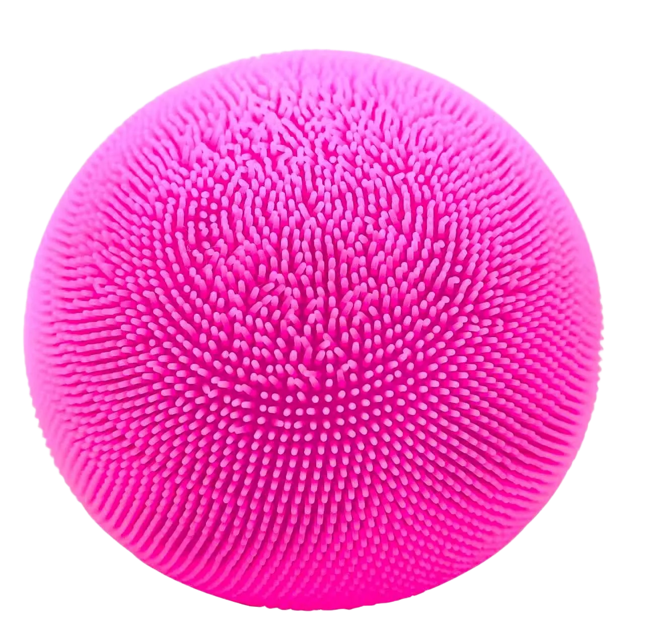 Fuzzy Squeeze Ball in Pink