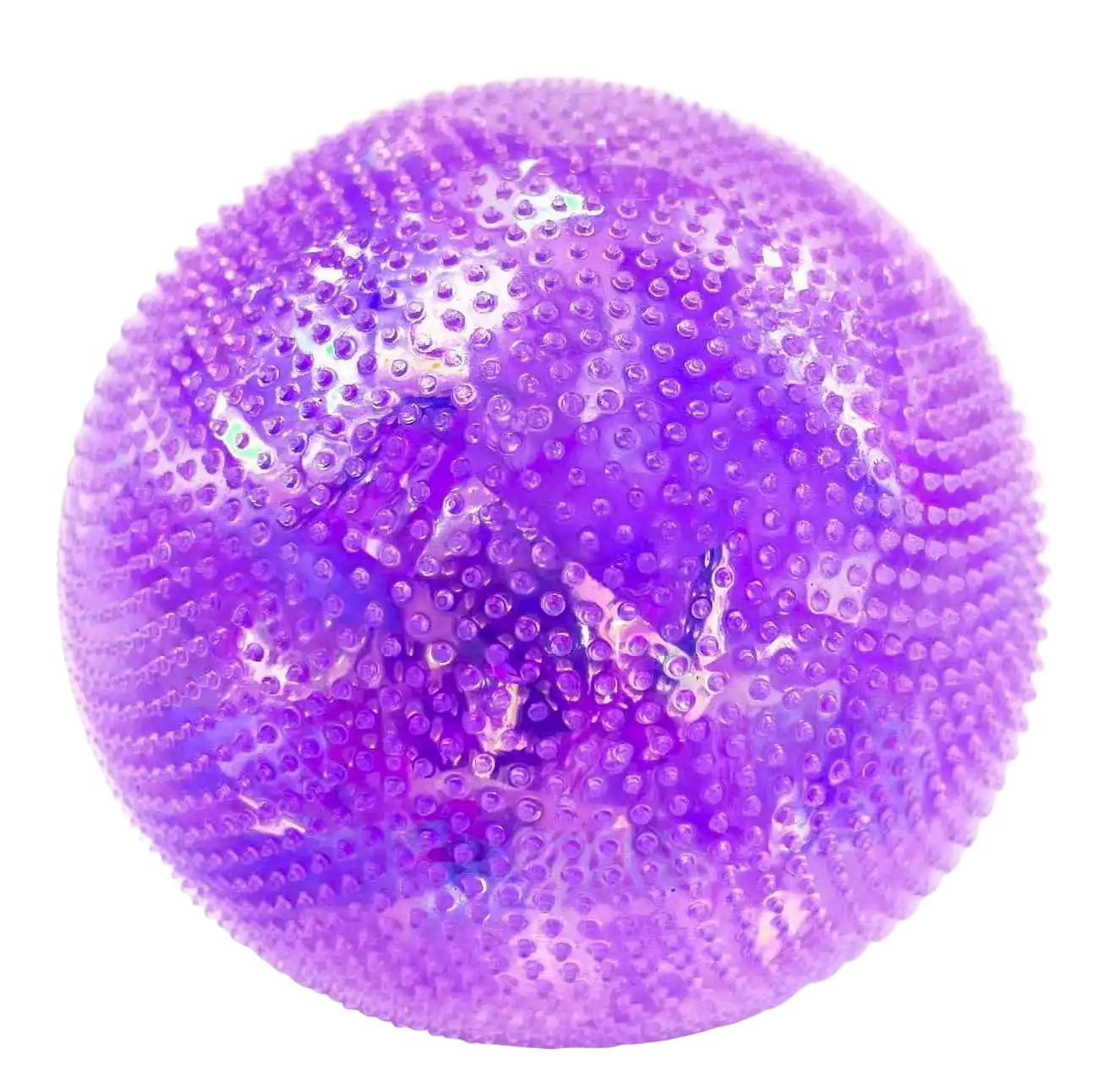 Polka Dot Glitter Ball in Purple