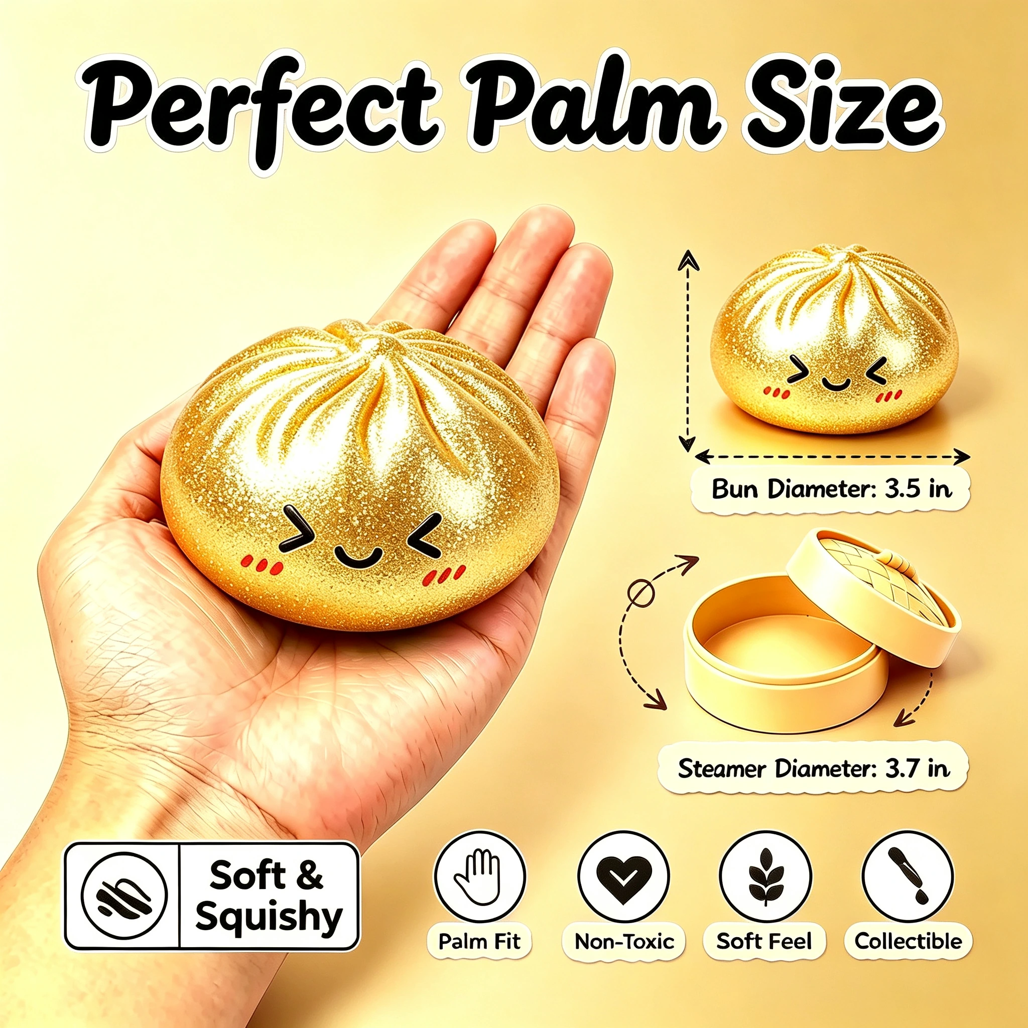 Metallic Dumpling size