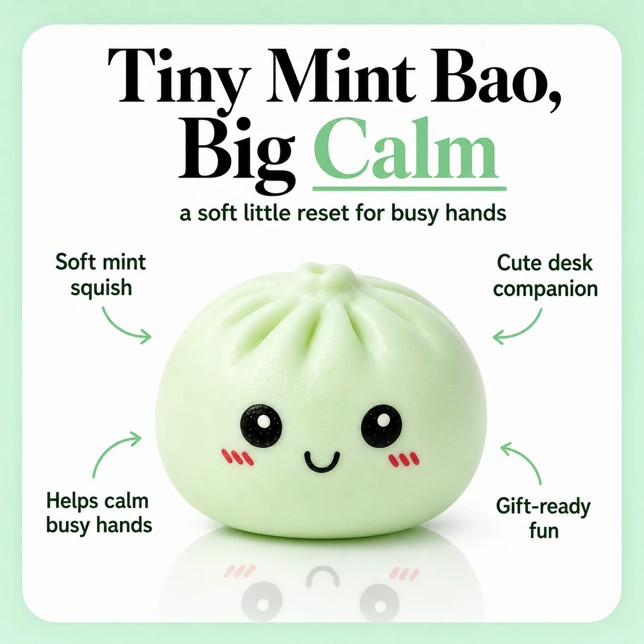 Mystery Dumpling squishy - Calm desk toy