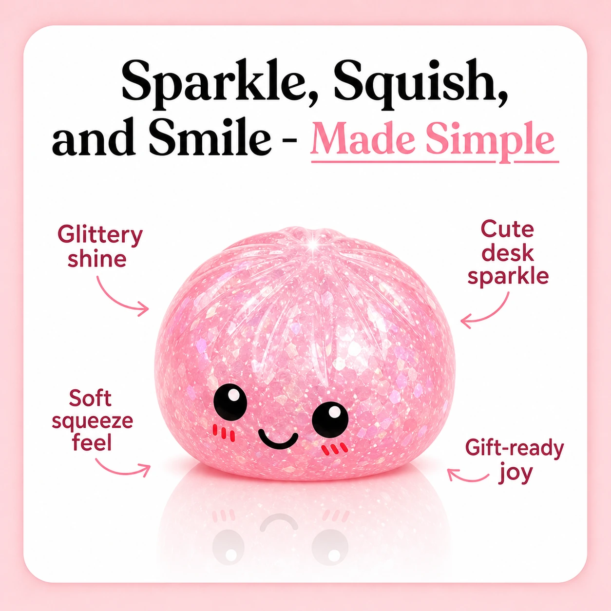 Pink Shining Dumpling product features