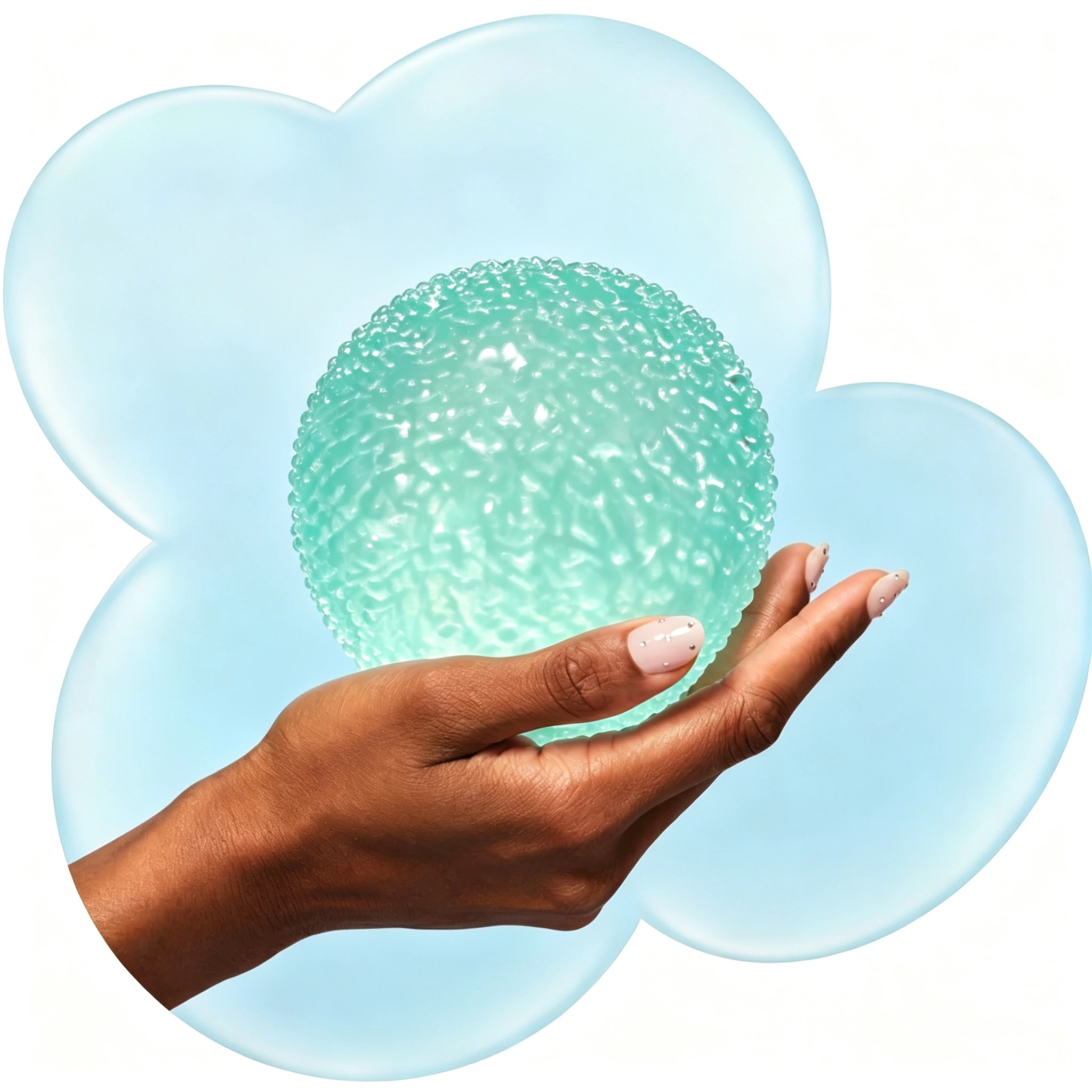 Smoothie Squishy Ball - In hand