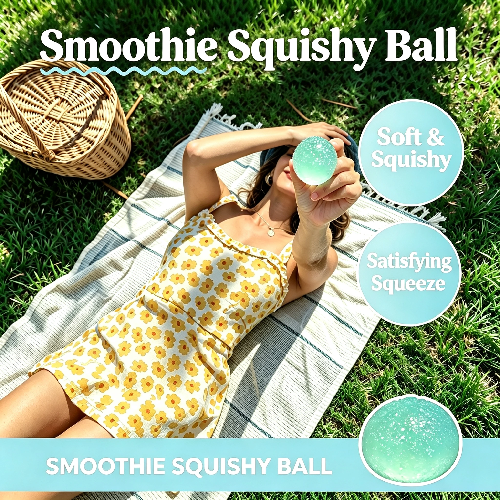 Smoothie Squishy Ball - Lifestyle