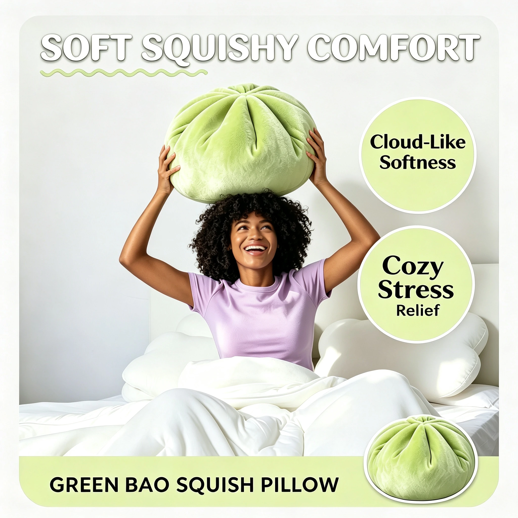 Steamed Dumpling Pillow - Lifestyle